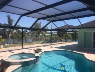 Pool Cage Construction in Port Charlotte